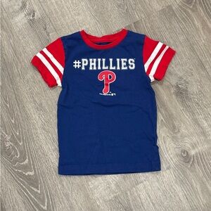 Genuine Merchandise Phillies Kids Tee - Red & Blue Toddler Size 4T